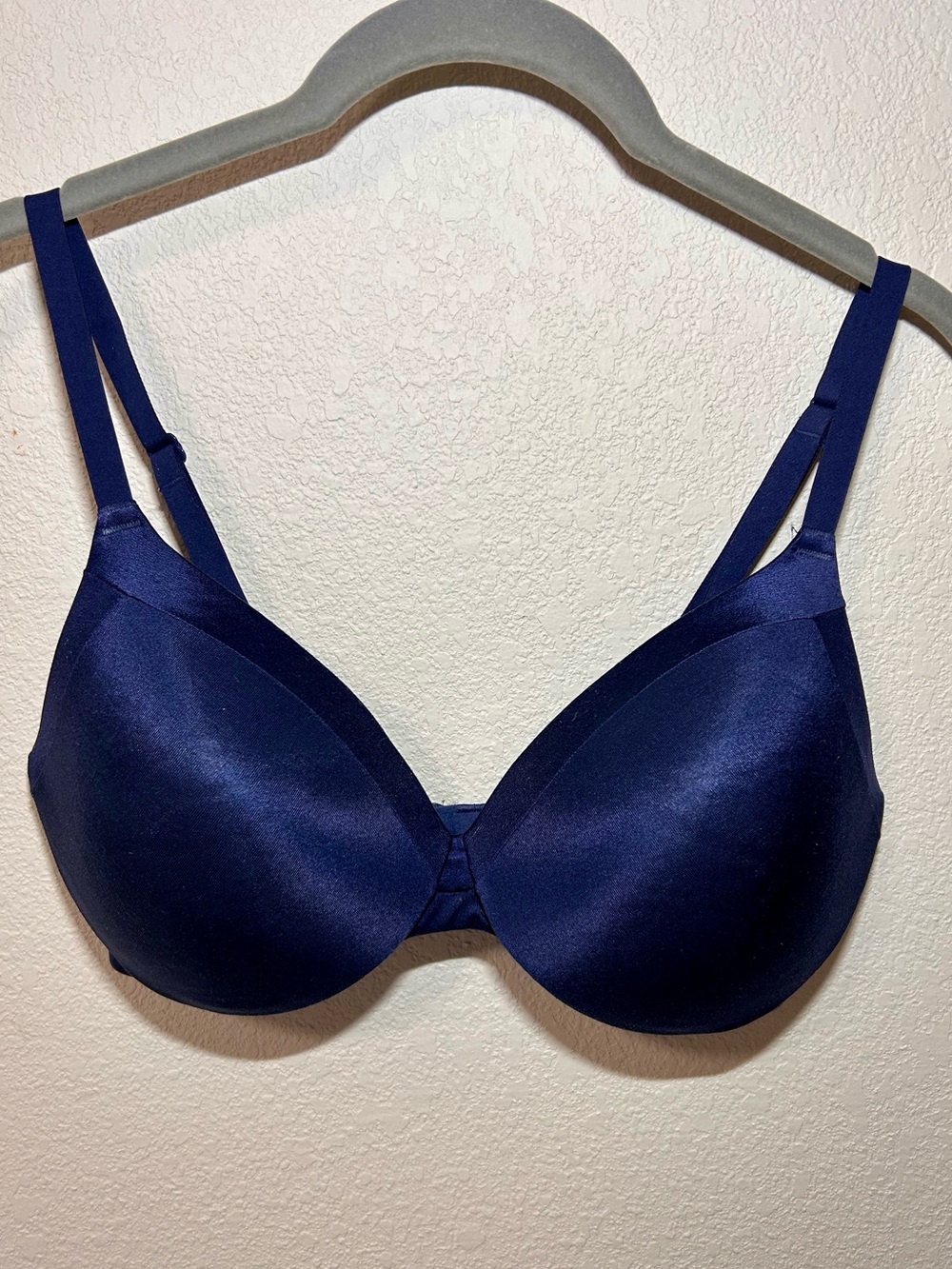 Maidenform Everyday Full Coverage Cushioned Underwire Bra 34D, Blue